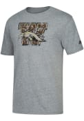 Western Michigan Broncos Adidas Triblend Fashion T Shirt - Grey