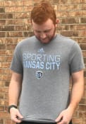 Sporting Kansas City Adidas Locker Stacked Fashion T Shirt - Grey