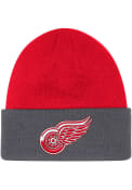 Detroit Red Wings Adidas Sport Cuff Knit - Red
