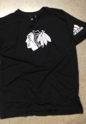 Chicago Blackhawks Adidas Stadium T Shirt - Black