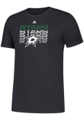 Dallas Stars Adidas Repeater T Shirt - Black