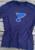 St Louis Blues Adidas Primary Position T Shirt - Navy Blue