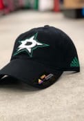 Adidas Dallas Stars Secondary Slouch Adjustable Hat - Black