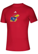 Kansas Jayhawks Adidas Locker Room Logo Creator T Shirt - Red