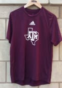 Texas A&M Aggies Adidas Locker Room Logo Creator T Shirt - Maroon