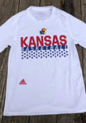 Kansas Jayhawks Adidas Salute To Service T Shirt - White