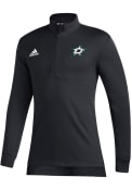 Dallas Stars Adidas Left Wing 1/4 Zip Pullover - Black