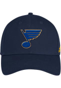 St Louis Blues Adidas Wool Structured Adjustable Hat - Navy Blue