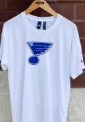 St Louis Blues Adidas Team Logo T Shirt - White
