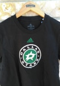 Dallas Stars Adidas Basics Secondary T Shirt - Black