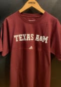 Texas A&M Aggies Adidas Amplifier T Shirt - Maroon