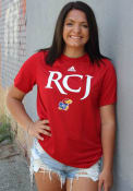 Kansas Jayhawks Adidas Creator RCJ T Shirt - Red