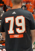 Carter Hart Philadelphia Flyers Adidas Amplifier T-Shirt - Black