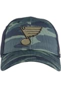 St Louis Blues Adidas Salute to Service Structured Flex Hat - Green