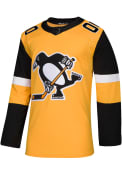 Pittsburgh Penguins Adidas Authentic Hockey Jersey - Gold