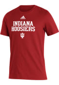 Indiana Hoosiers Adidas Amplifier Team Name T Shirt - Crimson