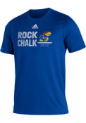 Kansas Jayhawks Adidas Creator T Shirt - Blue