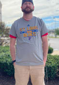 St Louis Blues Adidas Block Line T Shirt - Grey