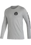 Pittsburgh Penguins Adidas LC Circle T Shirt - Grey