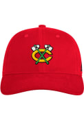 Chicago Blackhawks Adidas Slouch Semi-Fitted Flex Hat - Red