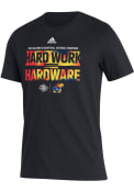 Kansas Jayhawks Adidas 2022 National Champions Locker Room T Shirt - Black