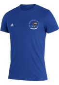 Kansas Jayhawks Adidas Blend T Shirt - Blue