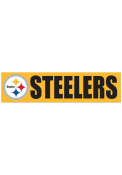 Pittsburgh Steelers 3x12 Bumper Sticker - Yellow