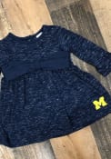Michigan Wolverines Baby Girls Colosseum Crail Dress - Navy Blue