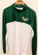 Wayne State Warriors Colosseum Luge 1/4 Zip Pullover - Green