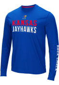 Kansas Jayhawks Colosseum Lutz T Shirt - Blue