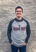 Texas Tech Red Raiders Colosseum Slopestyle Hooded Sweatshirt - Grey