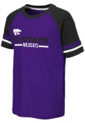 Colosseum Youth Purple K-State Wildcats Ottawa Fashion T-Shirt