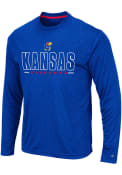 Kansas Jayhawks Colosseum Luge Perf T-Shirt - Blue