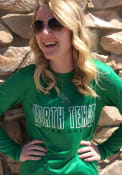 North Texas Mean Green Colosseum Luge Perf T-Shirt - Kelly Green