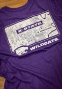 Colosseum K-State Wildcats Purple College Town Tee