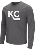 Kansas City Mavericks Colosseum KC Logo Fashion T Shirt - Grey