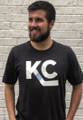 Kansas City Mavericks Colosseum KC Logo T Shirt - Grey
