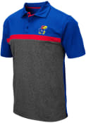 Kansas Jayhawks Colosseum Capital Polo Shirt - Blue
