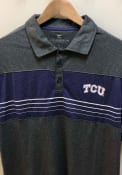 TCU Horned Frogs Colosseum Smithers Polo Shirt - Grey