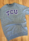 TCU Horned Frogs Colosseum Henry French Terry Crew Sweatshirt - Grey