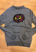Temple Owls Colosseum Henry French Terry Crew Sweatshirt - Grey