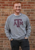 Texas A&M Aggies Colosseum Henry French Terry Crew Sweatshirt - Grey
