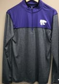 K-State Wildcats Colosseum Rangers 1/4 Zip Pullover - Charcoal