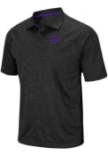 K-State Wildcats Colosseum Vip Polo Shirt - Charcoal