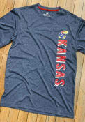 Kansas Jayhawks Colosseum Go Big T Shirt - Navy Blue