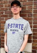 K-State Wildcats Colosseum Born And Raised T Shirt - Grey
