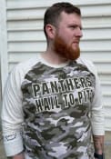 Pitt Panthers Colosseum Operation Hat Trick Camo Raglan T Shirt - Grey
