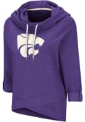 K-State Wildcats Womens Colosseum Leslie Pullover Hooded Sweatshirt - Purple