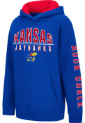 Kansas Jayhawks Youth Colosseum Karate Hooded Sweatshirt - Blue