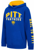 Colosseum Pitt Panthers Youth Blue Karate Hooded Sweatshirt